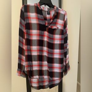 Gap maternity flannel shirt